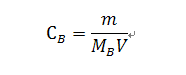 例题4-14浓度计算公式